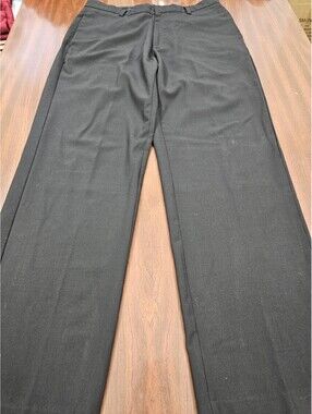 Gap Classic Fit Black Wool Blend Dress Pants Mens 34x32 Lined Flat Front Style
